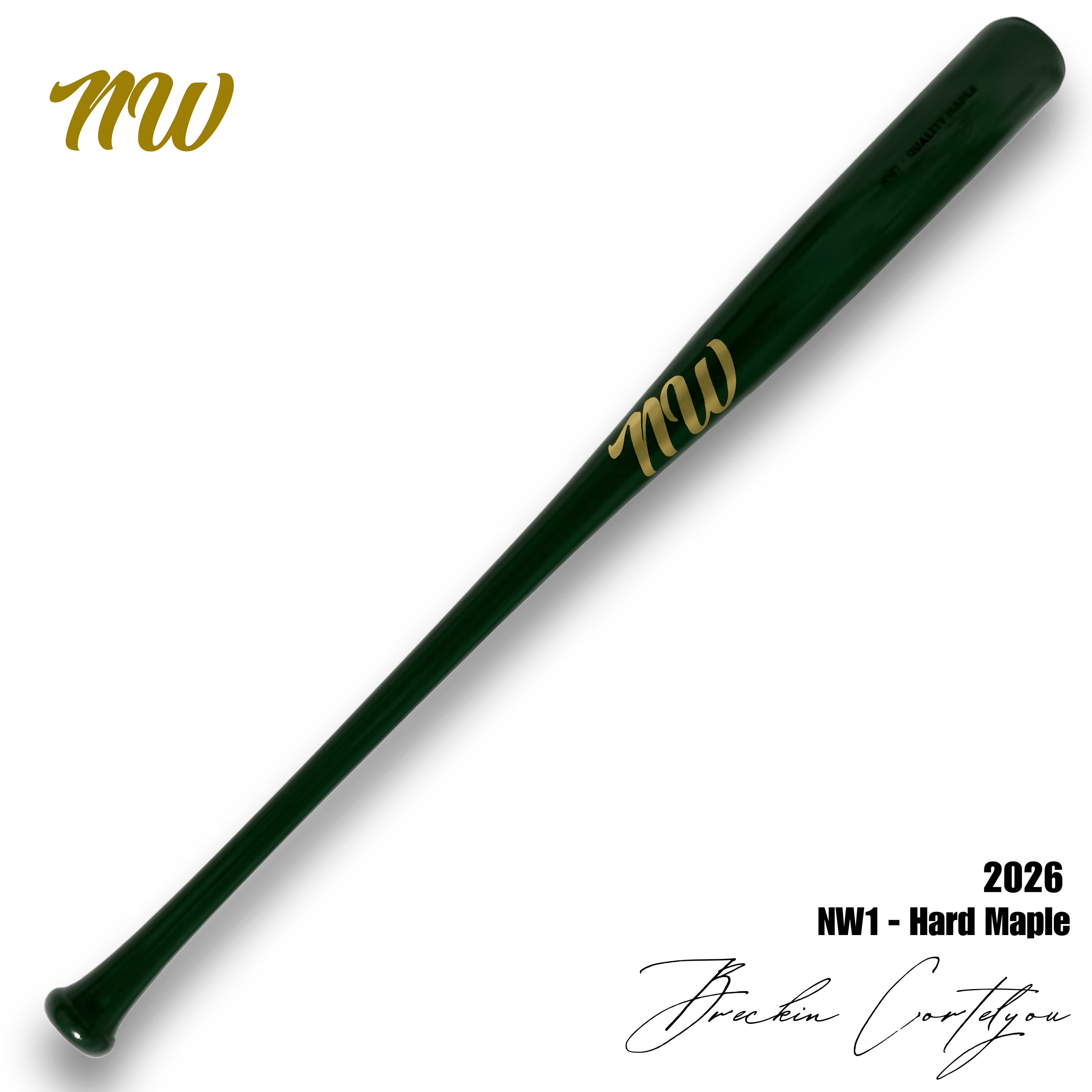 NW1 Baseball Bat - Deep Forest Green